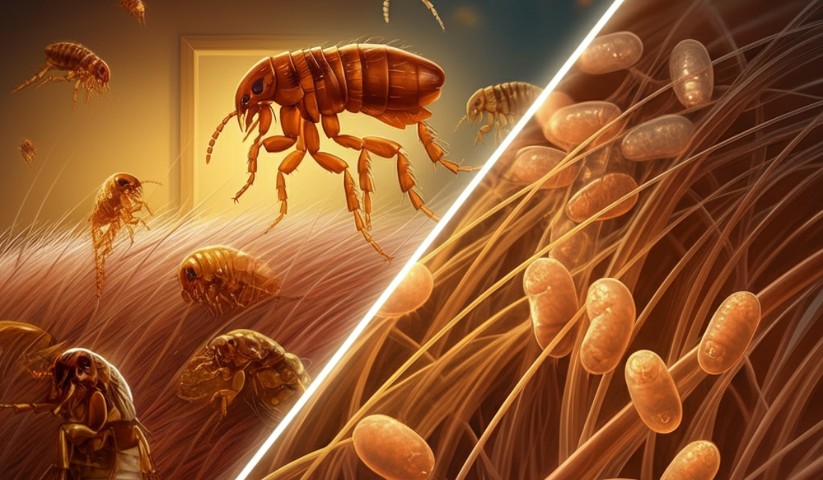 Key Differences Between Fleas and Lice | Health Risks + Treatment